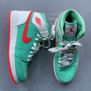Jordan 1 Retro High GG VERDE/INFARED-WHITE